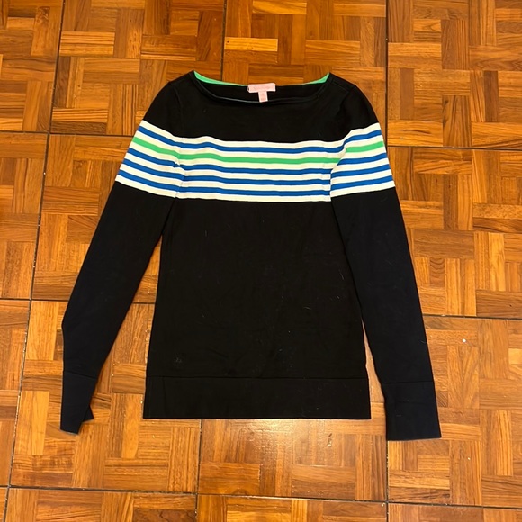 Lilly Pulitzer Sweaters - Lilly Pulitzer Striped Sweater sz S Navy with white and blue stripes